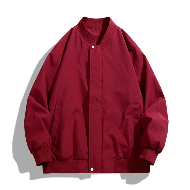 Herren sportliche Übergangsjacke mit hohem Kragen und praktischen Seitentaschen Aliams