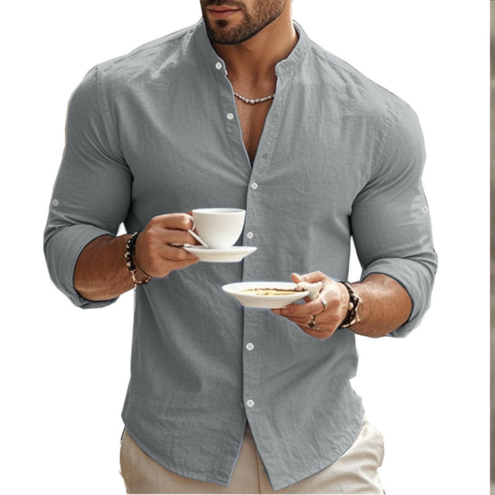 Herren elegant geschnittenes Hemd Aliams