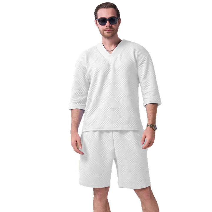 Herren Sportliches Oberteil und Shorts Aliams