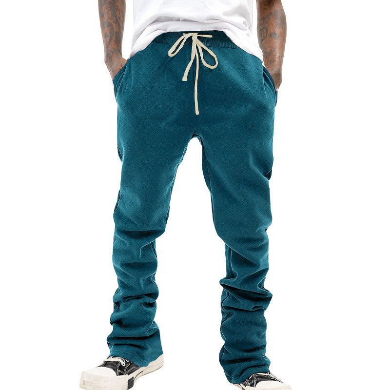 Herren bequeme Sweatpants mit elastischem Bund und seitlichen Eingrifftaschen Aliams