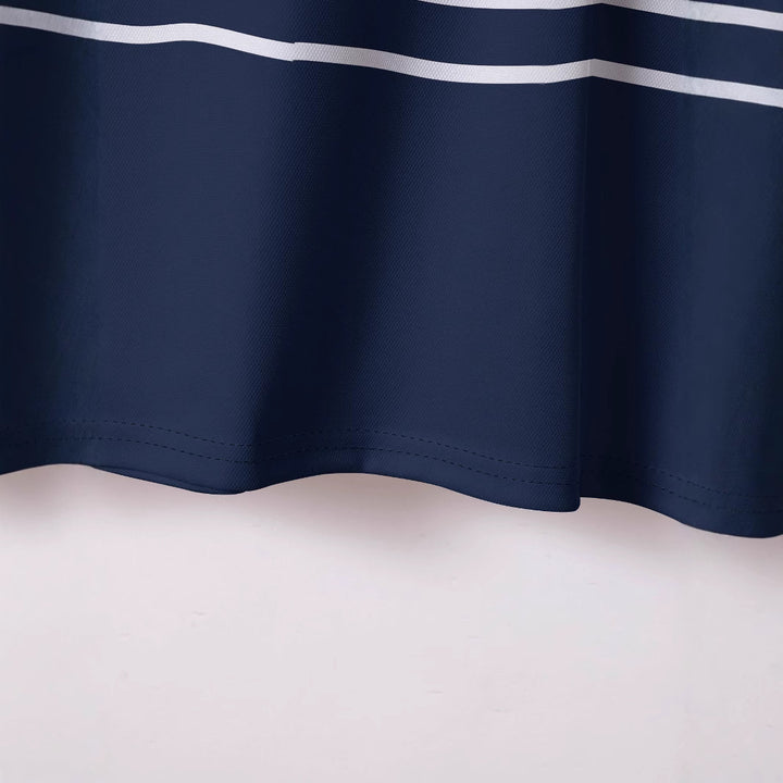 Herren Poloshirt mit strukturiertem Streifenmuster Aliams