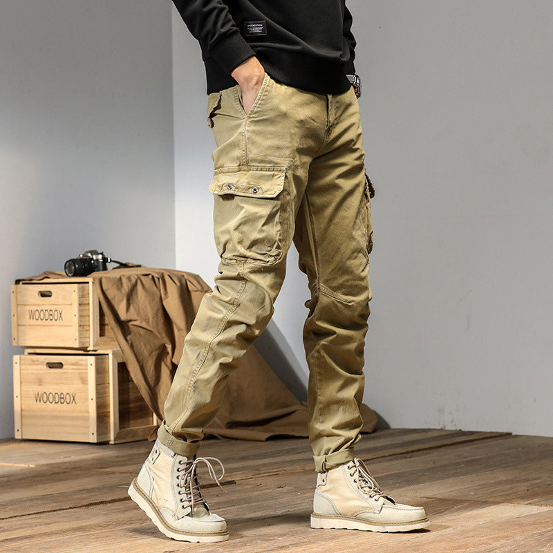 Herren Cargo-Hose mit vielseitigen Taschen und robustem Design Aliams