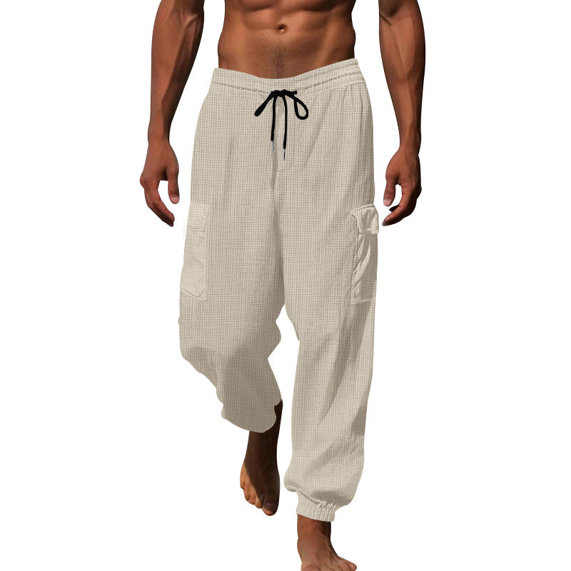 Herren Cargo-Hose mit elastischem Bund und praktischen Seitentaschen Aliams