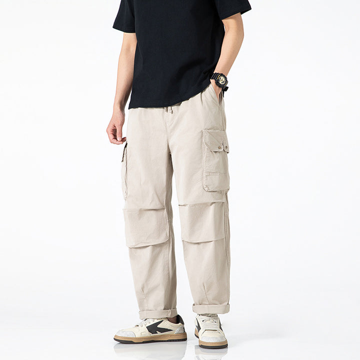 Herren Cargo-Style Hose mit praktischen Taschen Aliams