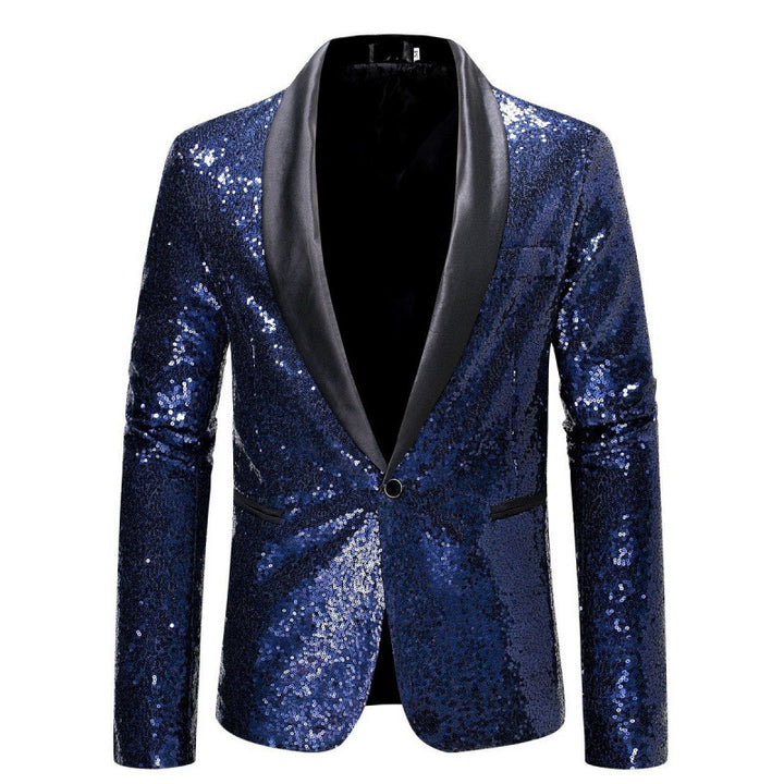 Herren Glitzernder Pailletten Blazer Aliams