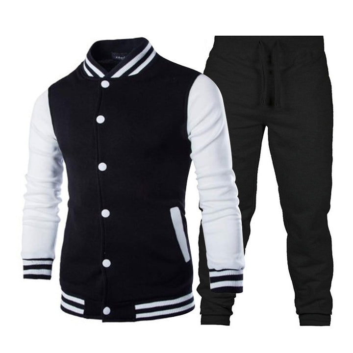 Herren Sportlicher Jacken- und Jogginghose-Set Aliams