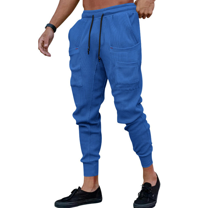 Herren Cargo-Jogginghose mit hochfunktionalen Taschen und flexiblem Bund Aliams
