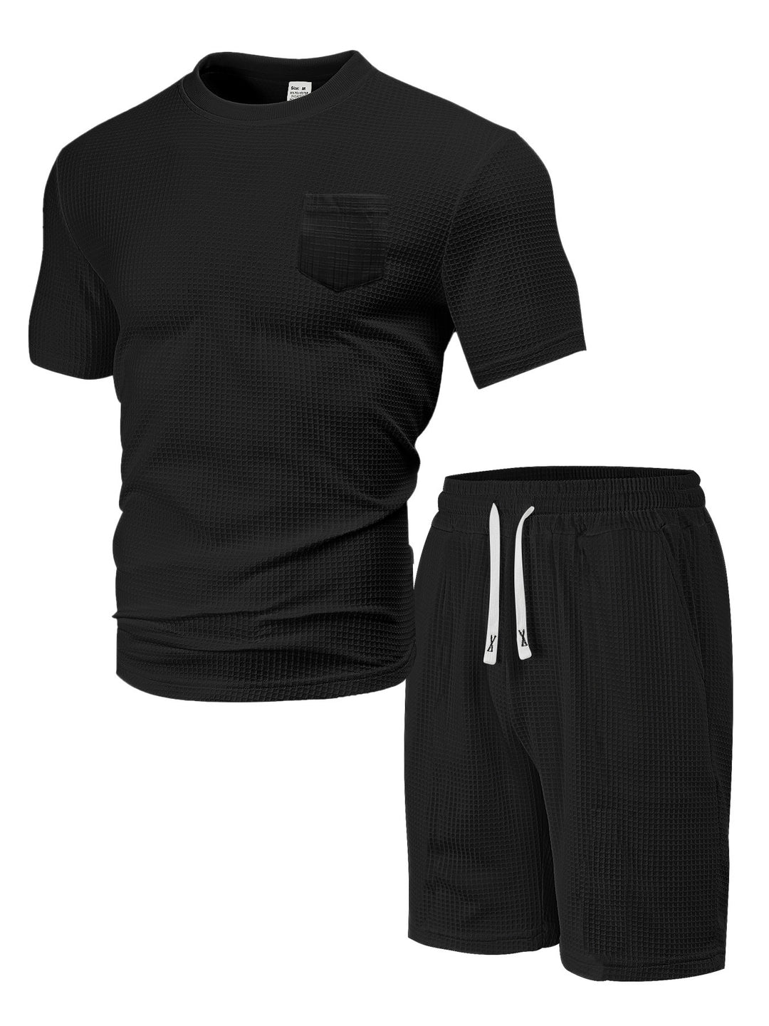 Herren Freizeit-Loungewear Set aus atmungsaktivem Material mit Taschen Aliams