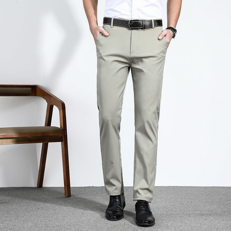 Herren elegante Business-Hose mit schmalem Schnitt und dehnbarem Material Aliams