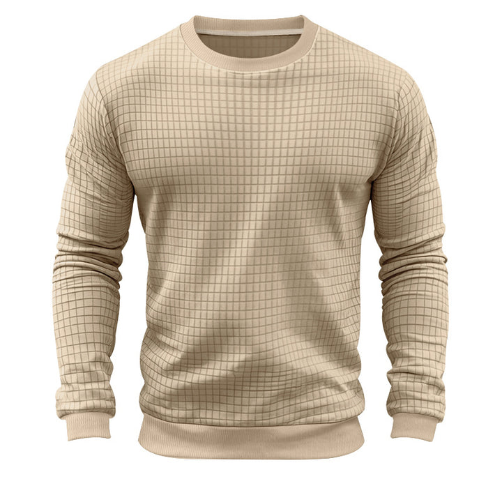 Herren strukturiertes Sweatshirt mit modernem Schnitt und hohem Tragekomfort Aliams