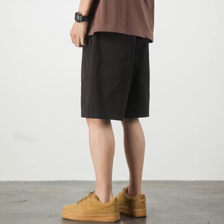 Herren Cargo-Shorts mit vielseitigen Taschen und elastischem Bund Aliams