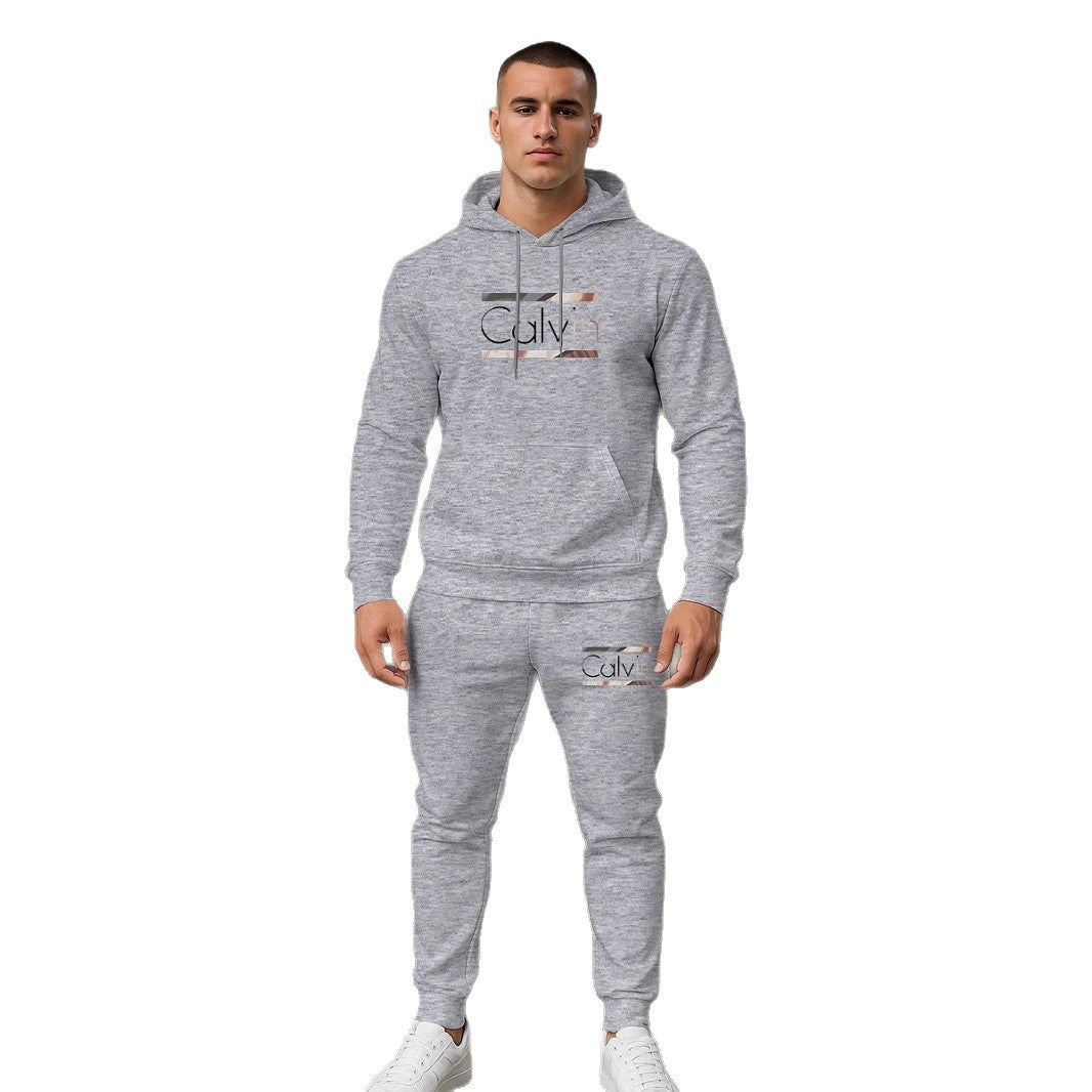 Herren Sportlicher Hoodie mit passenden Jogginghosen Aliams