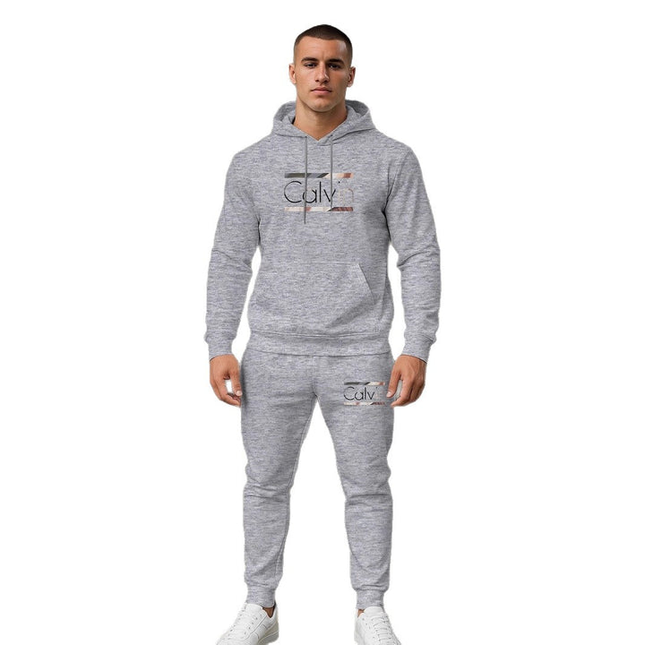 Herren Sportlicher Hoodie mit passenden Jogginghosen Aliams