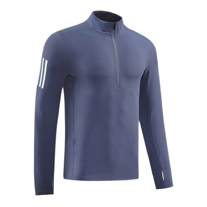 Herren Funktions-Thermo-Langarmshirt mit kurzem Reißverschluss Aliams