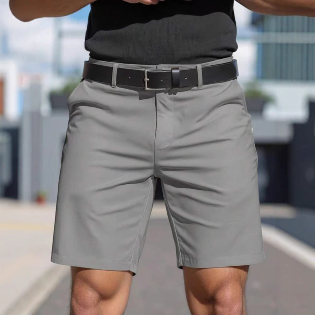 Herren multifunktionale kurze Hose mit elastischem Bund und praktischen Seitentaschen Aliams