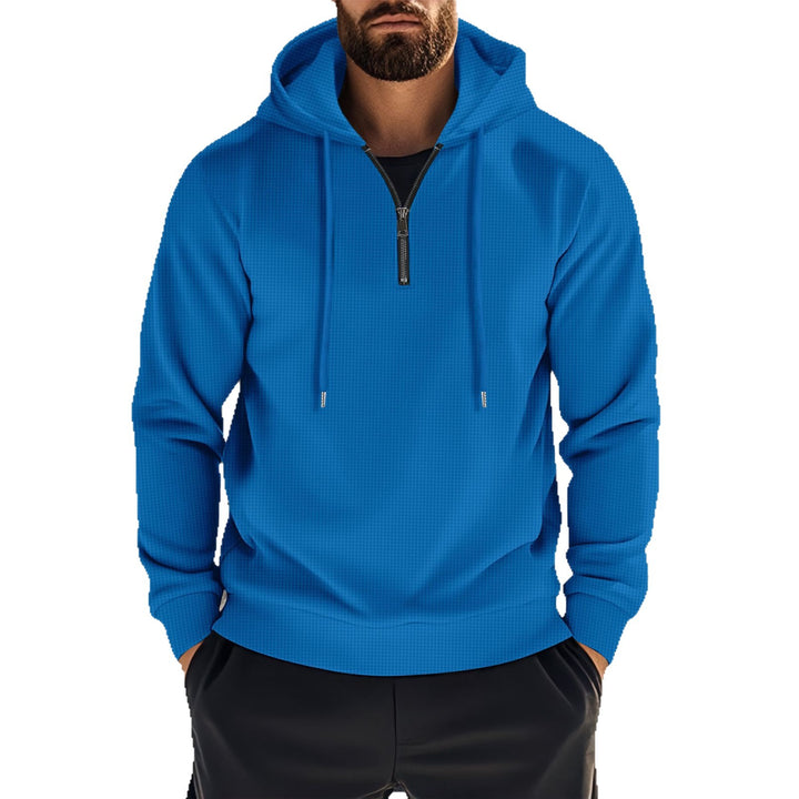 Herren Kapuzenpullover mit innovativem Reißverschluss und atmungsaktivem Material Aliams