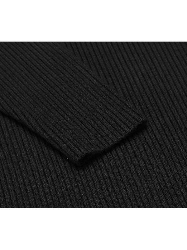 Herren Rollkragenpullover aus feinem Rippstrick Aliams