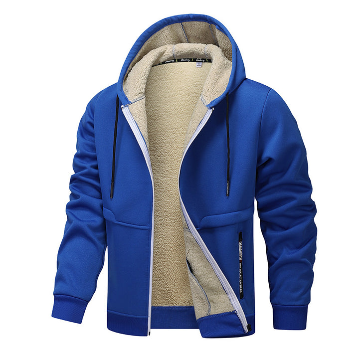Herren warme Fleecejacke mit funktionalem Schnitt Aliams