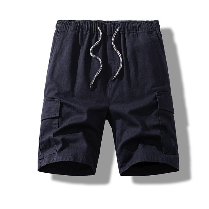 Herren Cargo-Shorts mit elastischem Bund und praktischen Seitentaschen Aliams