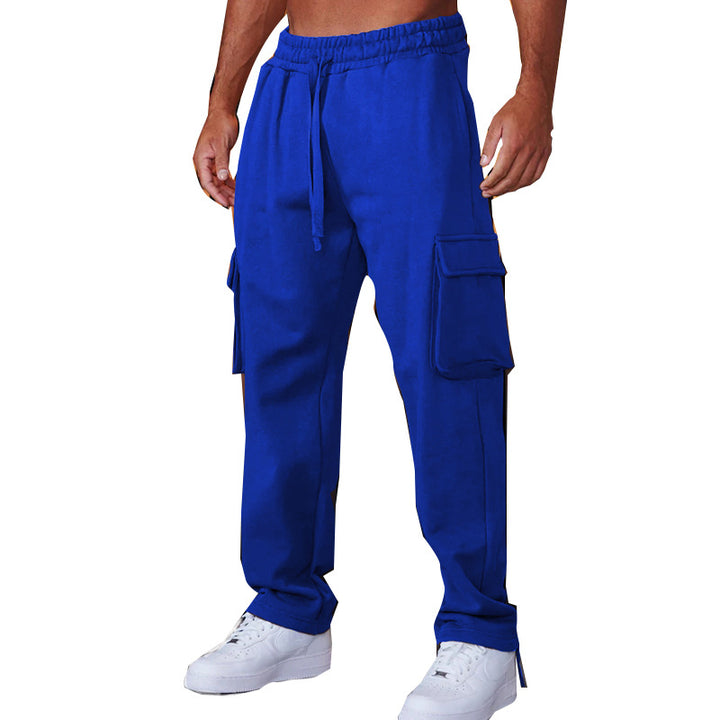 Herren Cargo-Jogginghose mit elastischem Bund und multifunktionalen Taschen Aliams 1754373381