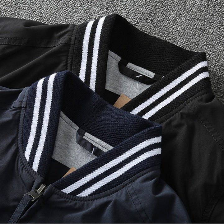 Herren Sportliche Bomberjacke mit praktischen Taschen und elastischen Bündchen Aliams