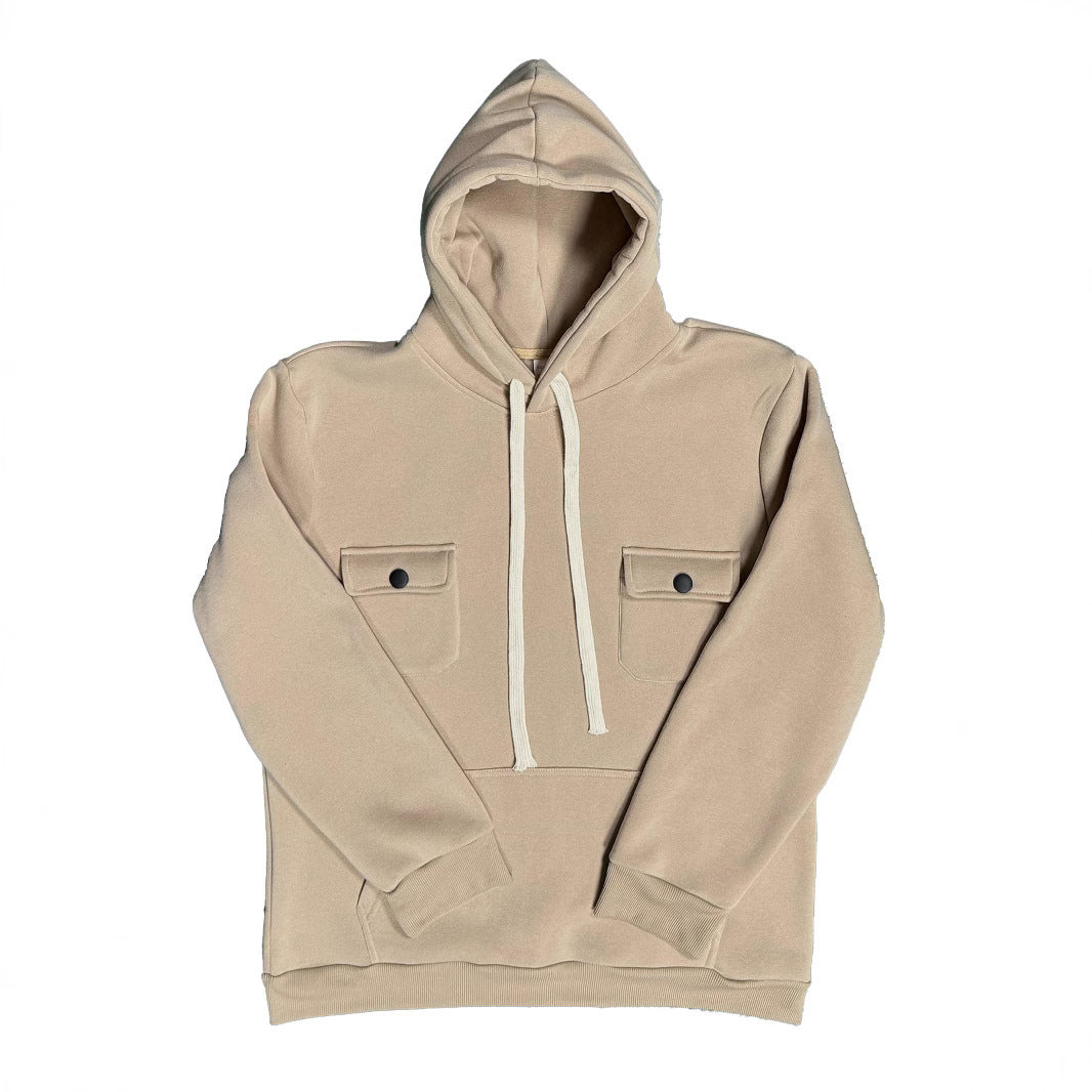 Herren Kapuzenpullover mit praktischen Taschen und strukturiertem Design Aliams