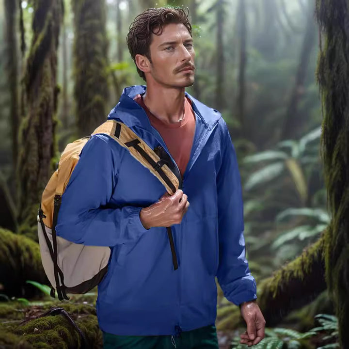 Herren Atmungsaktive Outdoor-Jacke mit Wasserabweisender Beschichtung Aliams