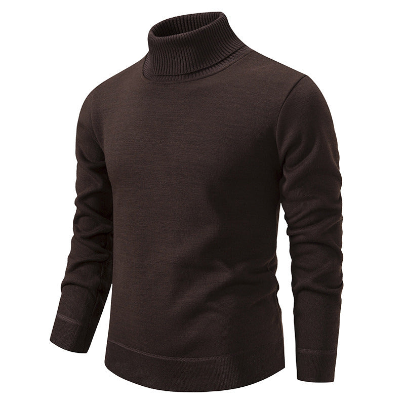 Herren schicker Rollkragenpullover aus hochwertiger Baumwolle Aliams