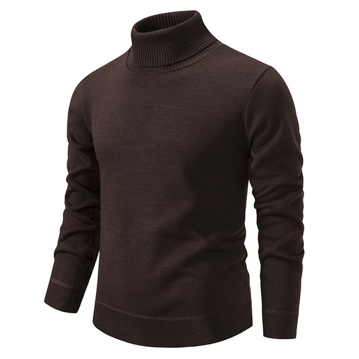 Herren schicker Rollkragenpullover aus hochwertiger Baumwolle Aliams