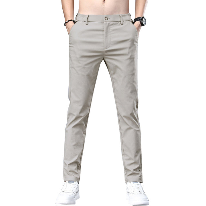 Herren bequeme Chino-Hosen mit leichtem Stretch-Material Aliams