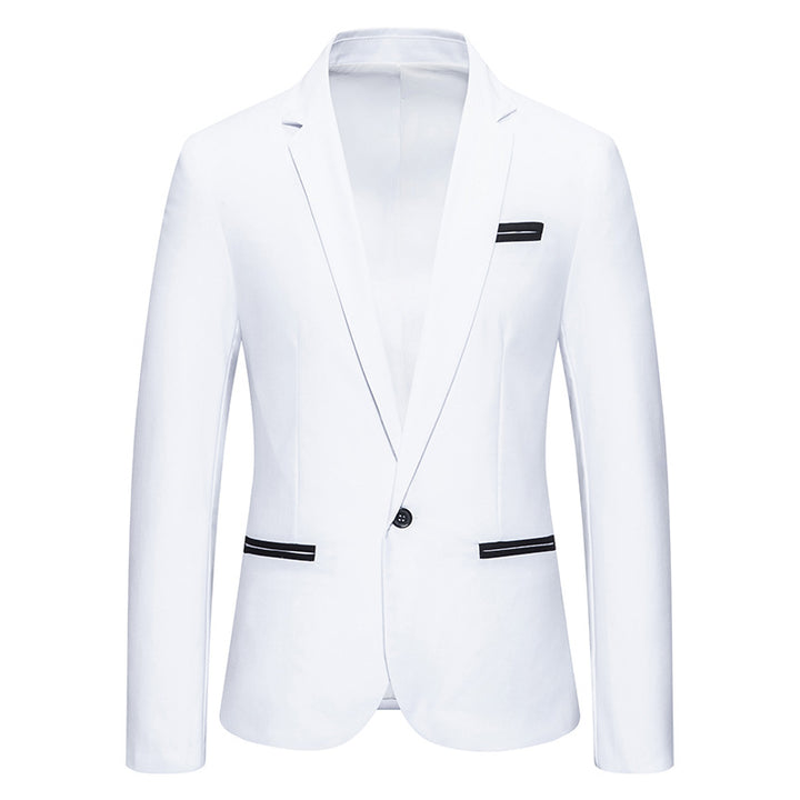 Herren eleganter Blazer mit modischem Schnitt und feinen Akzenten Aliams