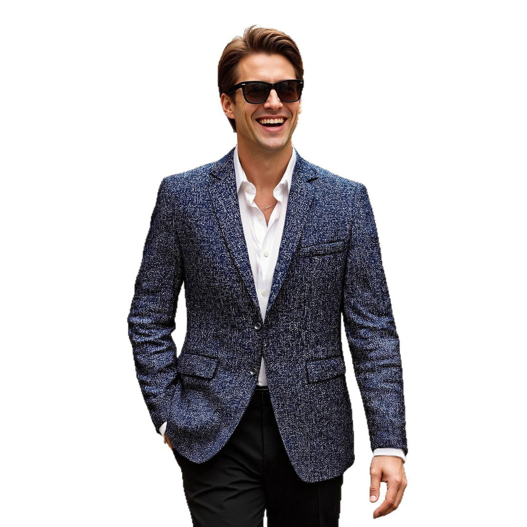 Herren eleganter strukturierter Blazer mit modischem Design und hochwertigen Materialien Aliams