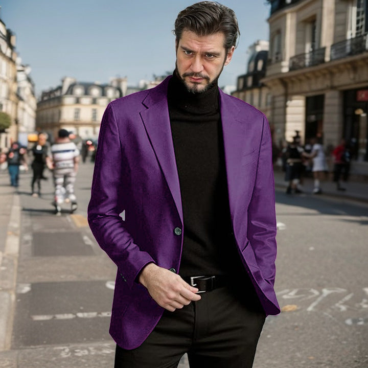 Herren Eleganter Einreiher-Blazer Aliams