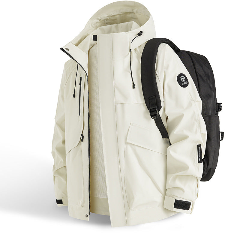 Herren technische Outdoor-Jacke mit innovativem Taschenkonzept und atmungsaktiven Materialien Aliams