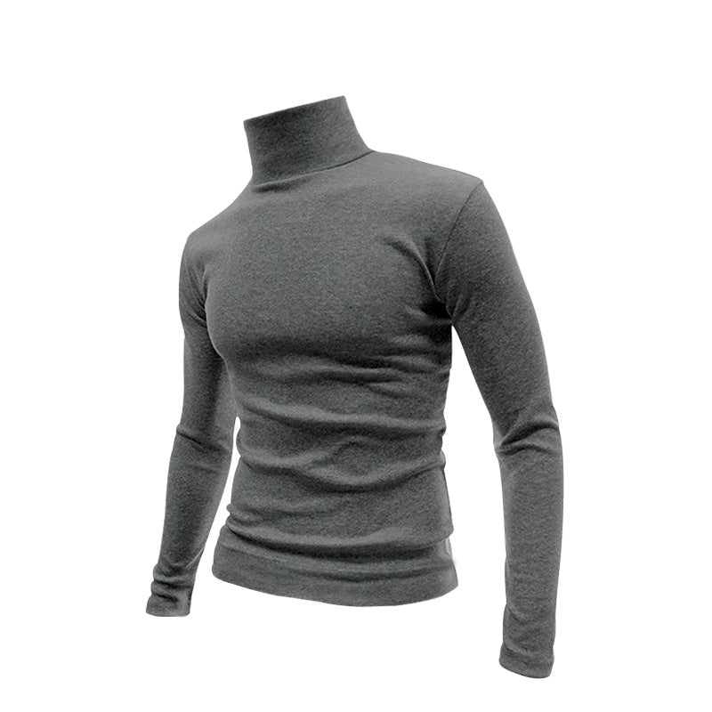 Herren eleganter Stehkragenpullover aus hochwertiger Baumwollmischung Aliams
