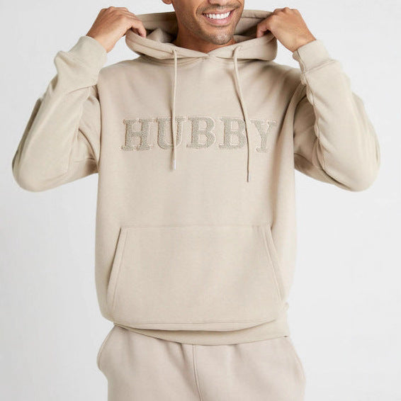 Herren Kapuzenpullover mit stilvollem Schriftzug Aliams