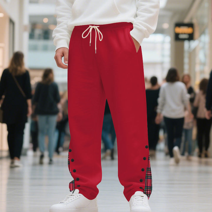 Herren Freizeit-Cargo-Shorts mit praktischem Kordelzug und modischem Karodesign Aliams