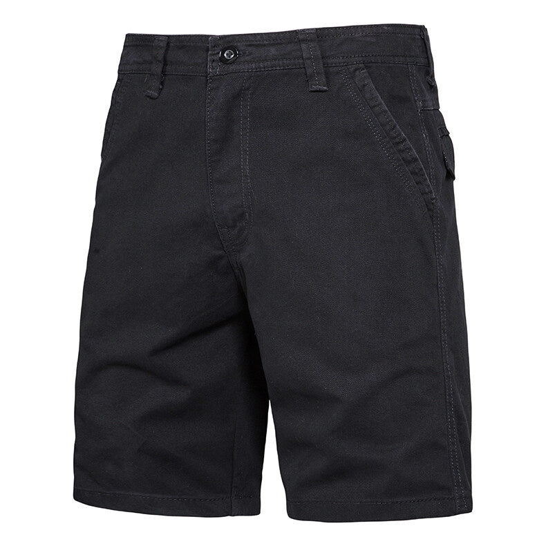 Herren elegante Baumwoll-Shorts mit praktischen Taschen Aliams
