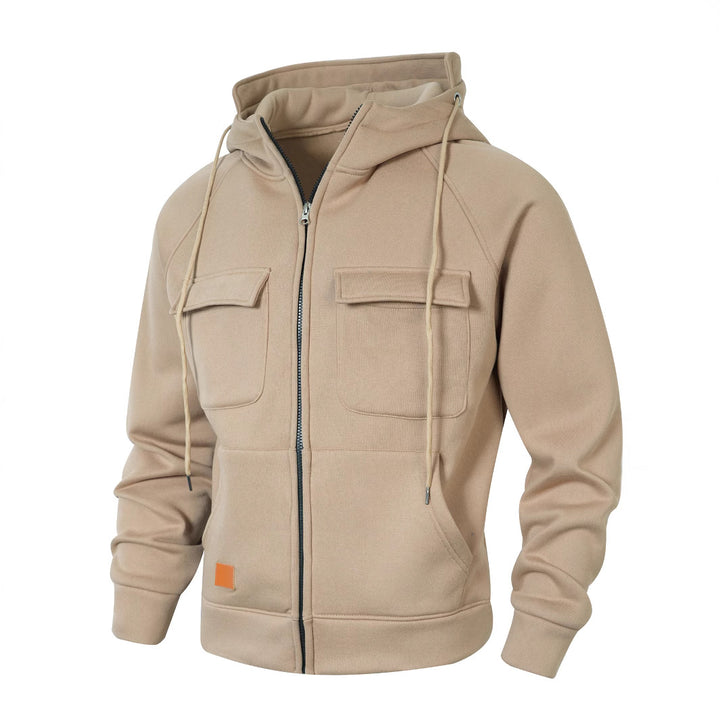 Herren Kapuzenjacke mit praktischen Taschen und modischem Design Aliams