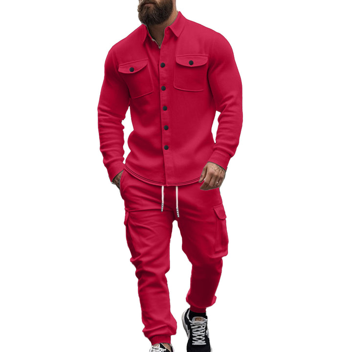 Herren Urbaner Freizeitanzug mit funktionalen Taschen Aliams