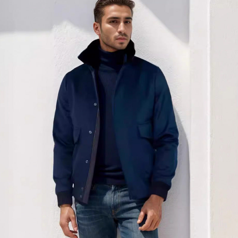 Herren raffinierte Übergangsjacke im modernen Urban-Style Aliams