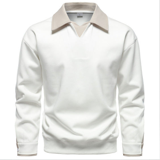 Herren sportlicher Pullover mit modernem Kragen und optimalem Komfort Aliams