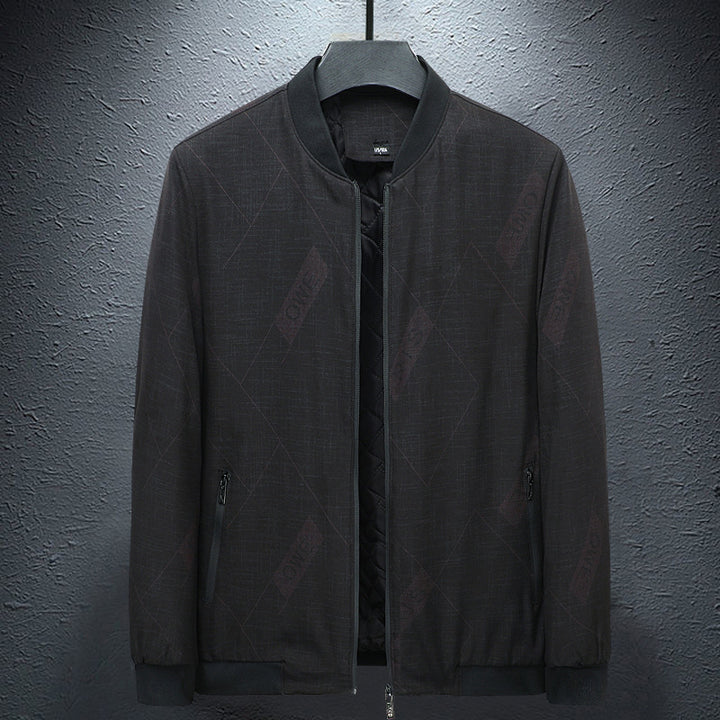 Herren funktionale leichtgewichtige Bomberjacke mit atmungsaktivem Innenfutter Aliams