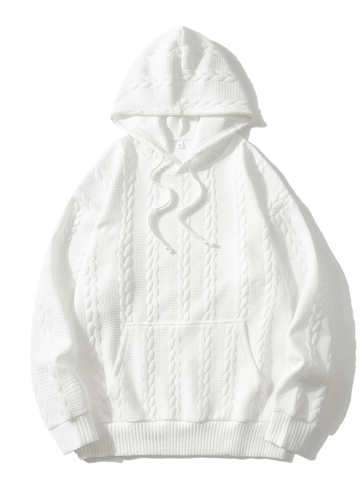 Herren Kapuzenpullover mit strukturiertem Muster Aliams