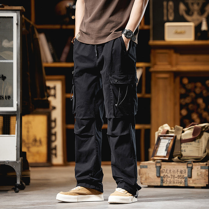 Herren Cargo-Style Hose mit mehreren Taschen Aliams