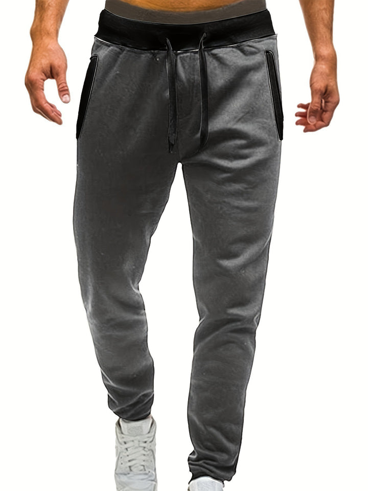 Herren Sportliche Sweatpants mit elastischem Bund und seitlichen Taschen Aliams