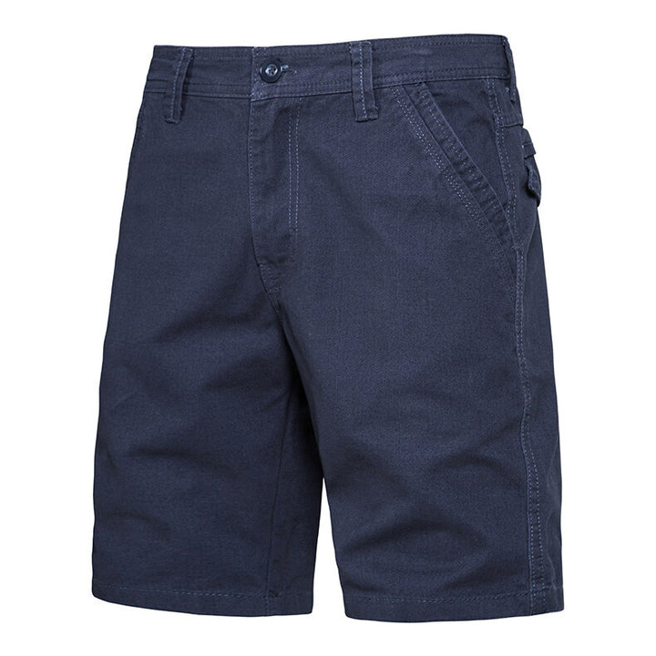 Herren elegante Baumwoll-Shorts mit praktischen Taschen Aliams