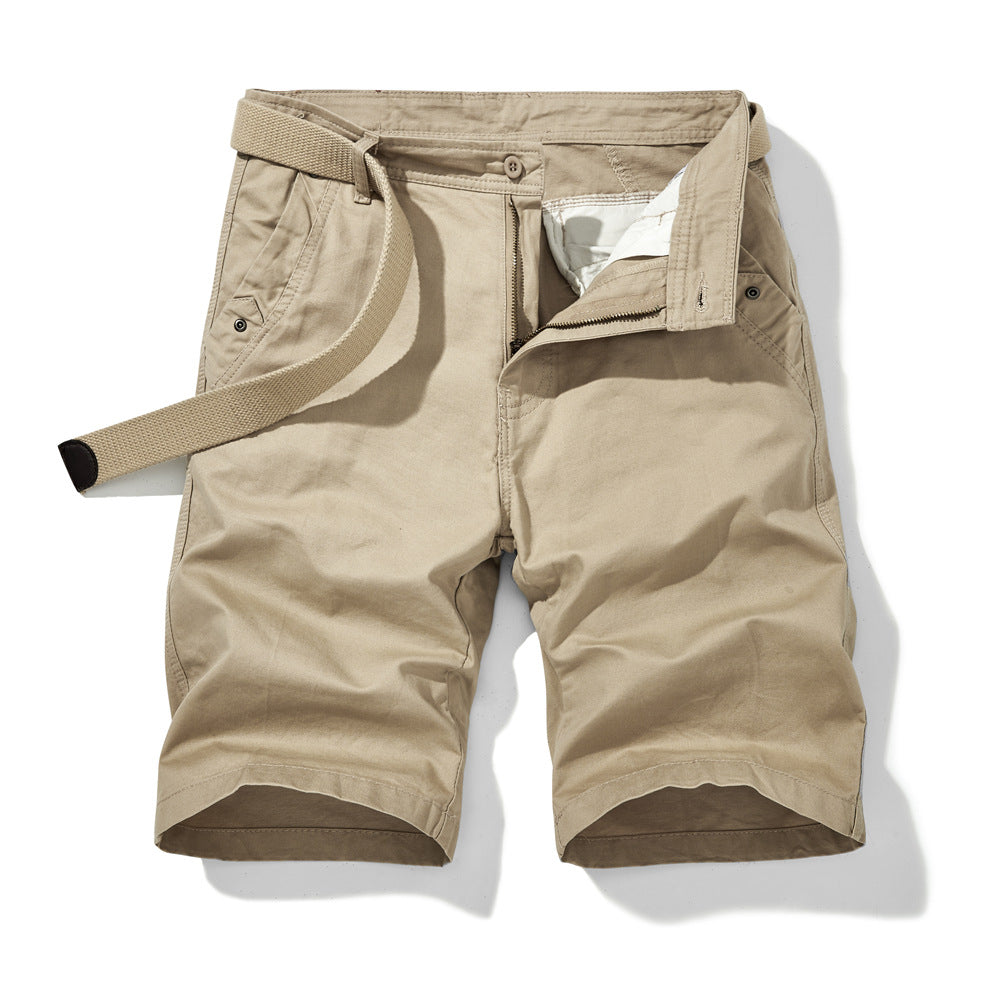 Herren vielseitige Kurz-Cargo-Shorts mit verstellbarem Bund und funktionalen Taschen Aliams