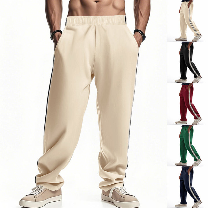 Herren Sportliche Sweatpants mit seitlichen Streifen Aliams