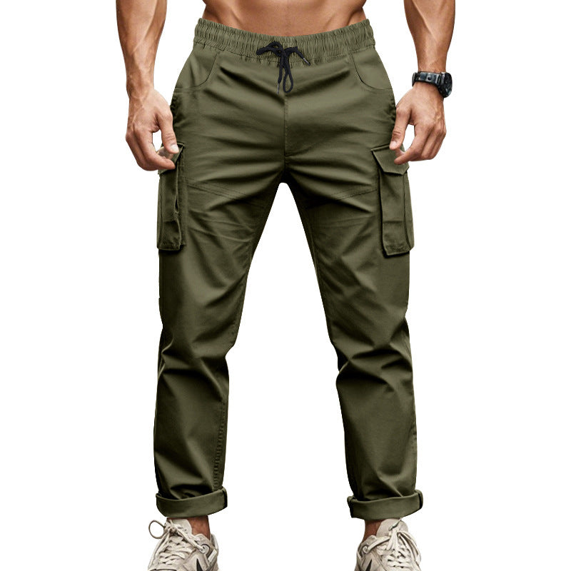 Herren Cargo-Hose mit elastischem Bund und praktischen Seitentaschen Aliams 1758812816